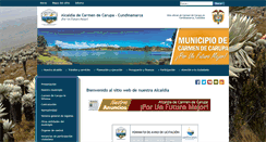 Desktop Screenshot of carmendecarupa-cundinamarca.gov.co